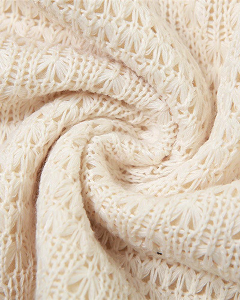 Merichill Knitted Tube Dress with Gloves