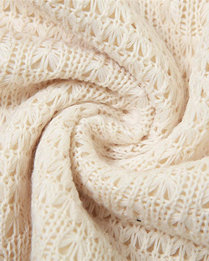 Merichill Knitted Tube Dress with Gloves
